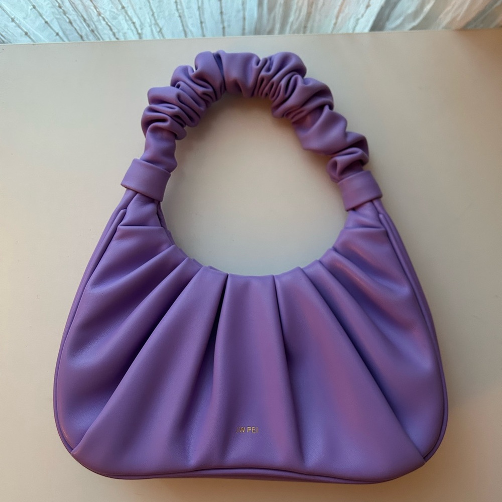 JW PEI Purple Gathered Shoulder Bag